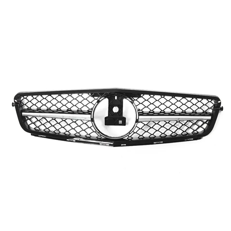 WSTN Mercedes C-Class W204 AMG Style GTR Front Grille Gloss Black 2008–2014 (C180/C200/C230/C250/C280/C300/C350)