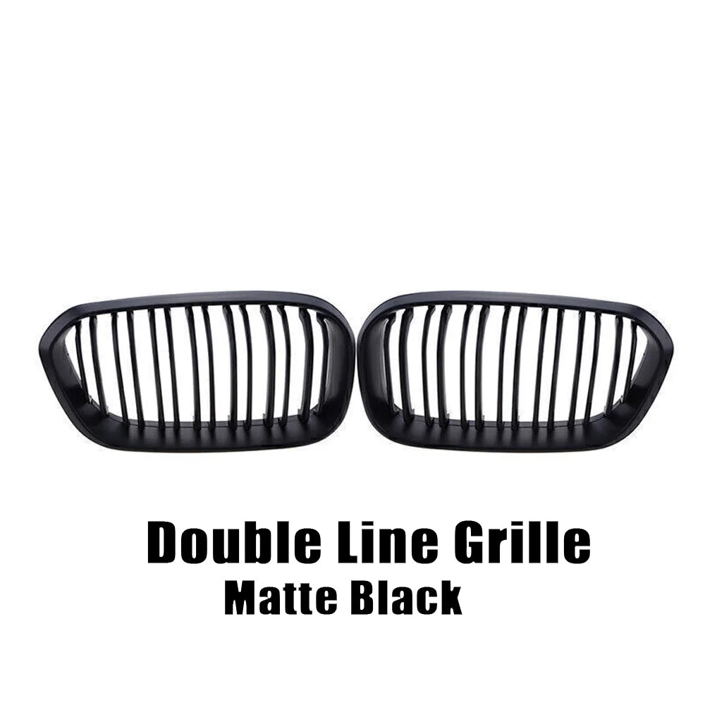 WSTN BMW 1 Series F20/F21 LCI Double-Slat Kidney Grilles Gloss Black 2015–2019 (Pair)