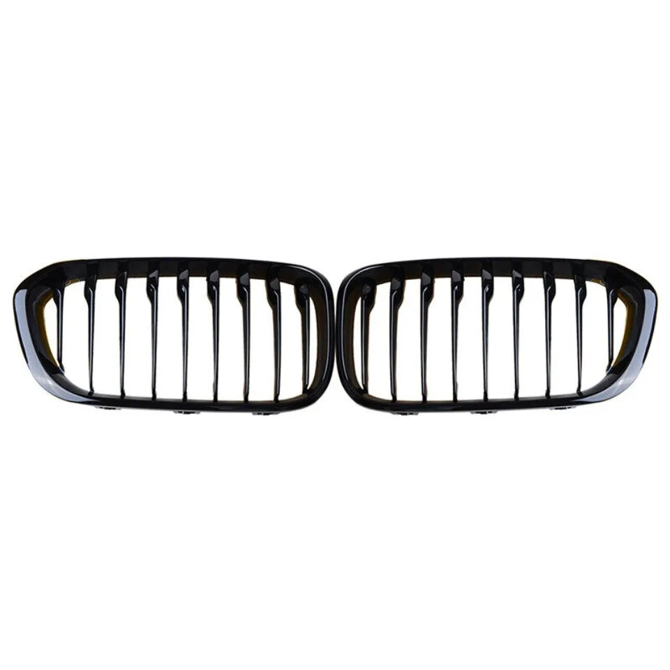 WSTN BMW 1 Series F20/F21 LCI Double-Slat Kidney Grilles Gloss Black 2015–2019 (Pair)