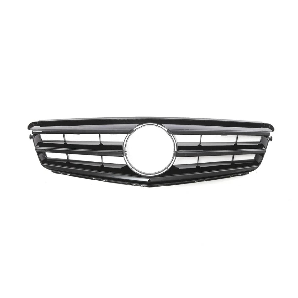 WSTN Mercedes C-Class W204 AMG Style GTR Front Grille Gloss Black 2008–2014 (C180/C200/C230/C250/C280/C300/C350)