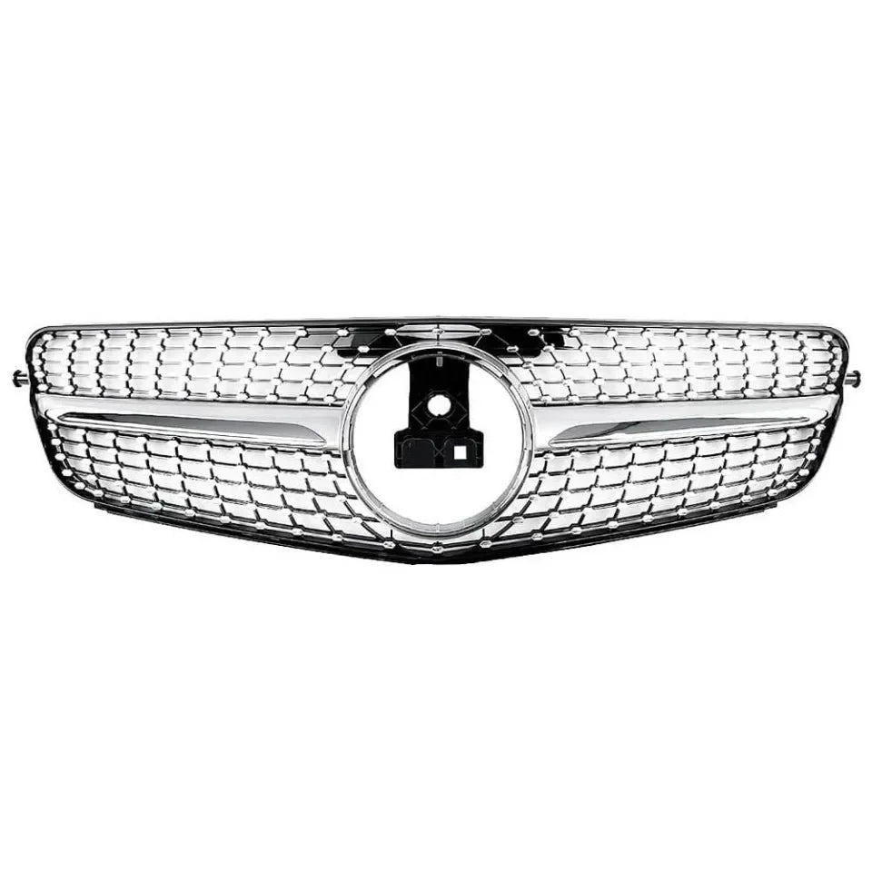 WSTN Mercedes C-Class W204 AMG Style GTR Front Grille Gloss Black 2008–2014 (C180/C200/C230/C250/C280/C300/C350)