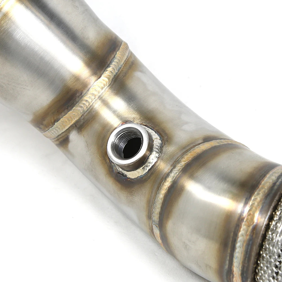 BMW M2/M3/M4 S58 catless downpipes, No Heat Shielding option