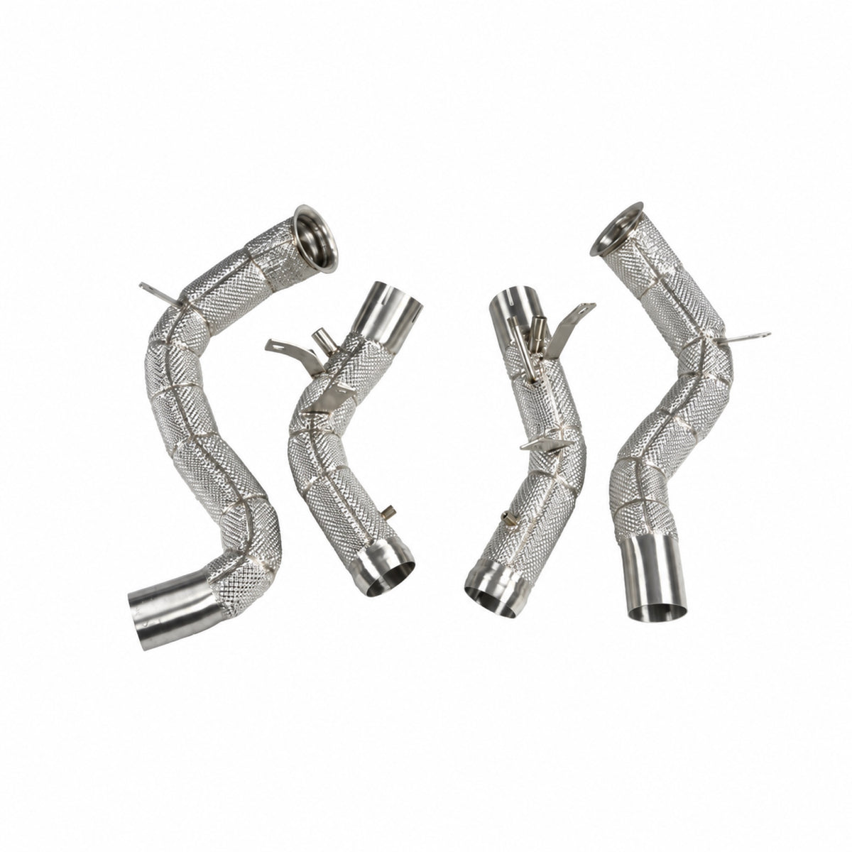 Mercedes GT63 GT63S M177 X290 heat-shielded downpipes, product view 5