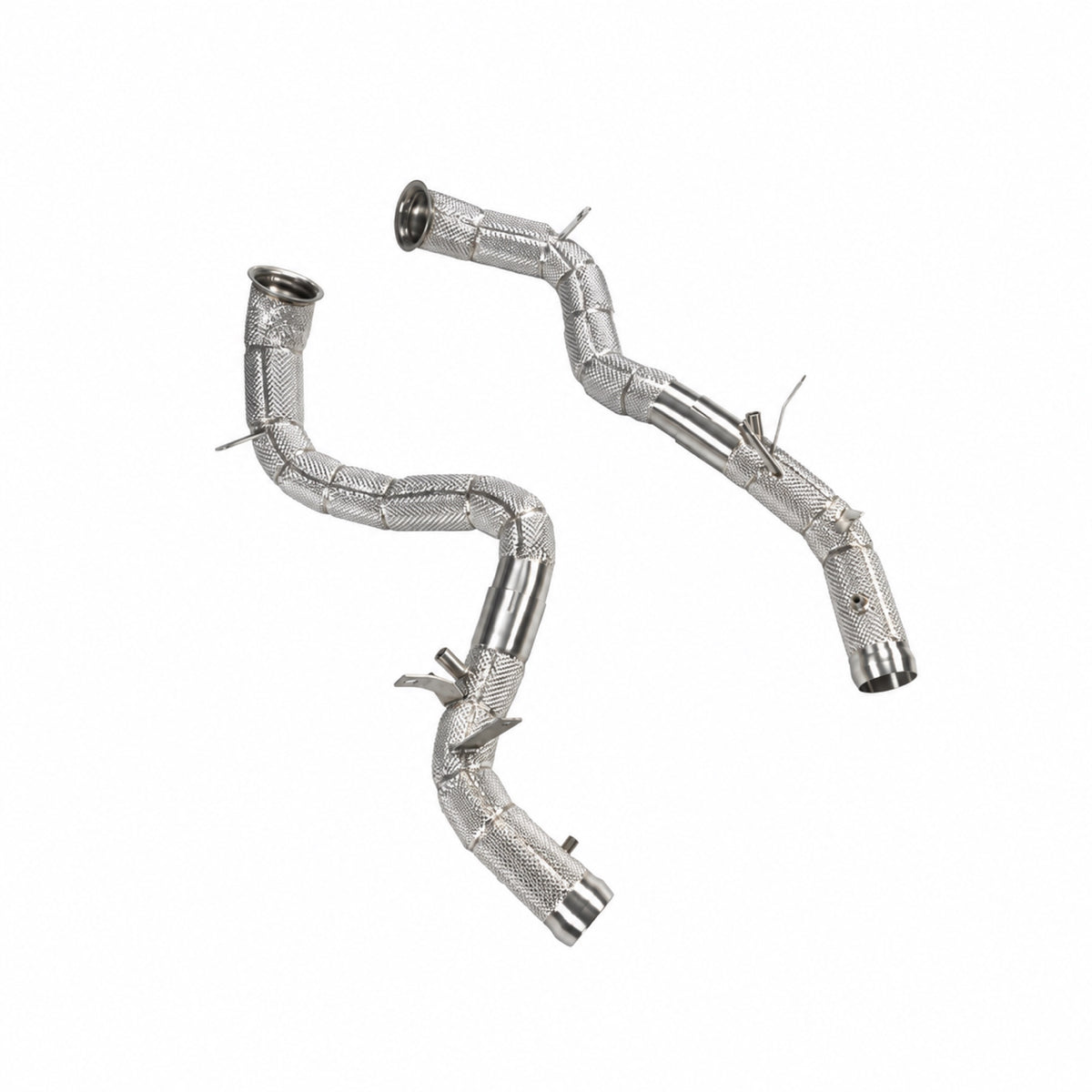 Mercedes GT63 GT63S M177 X290 heat-shielded downpipes, product view 6