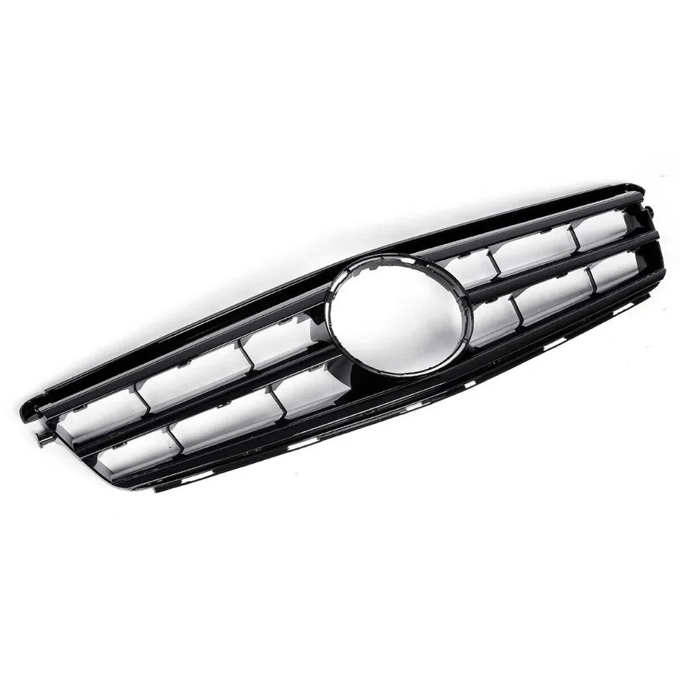 WSTN Mercedes C-Class W204 AMG Style GTR Front Grille Gloss Black 2008–2014 (C180/C200/C230/C250/C280/C300/C350)