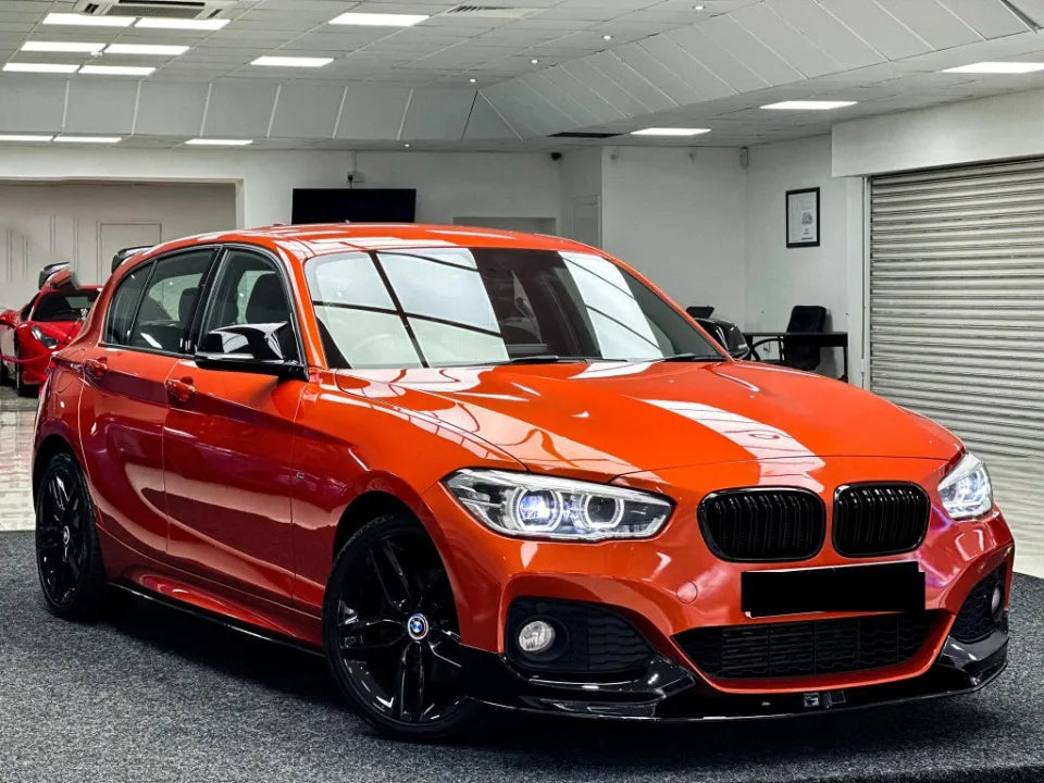 WSTN BMW 1 Series F20/F21 LCI Double-Slat Kidney Grilles Gloss Black 2015–2019 (Pair)