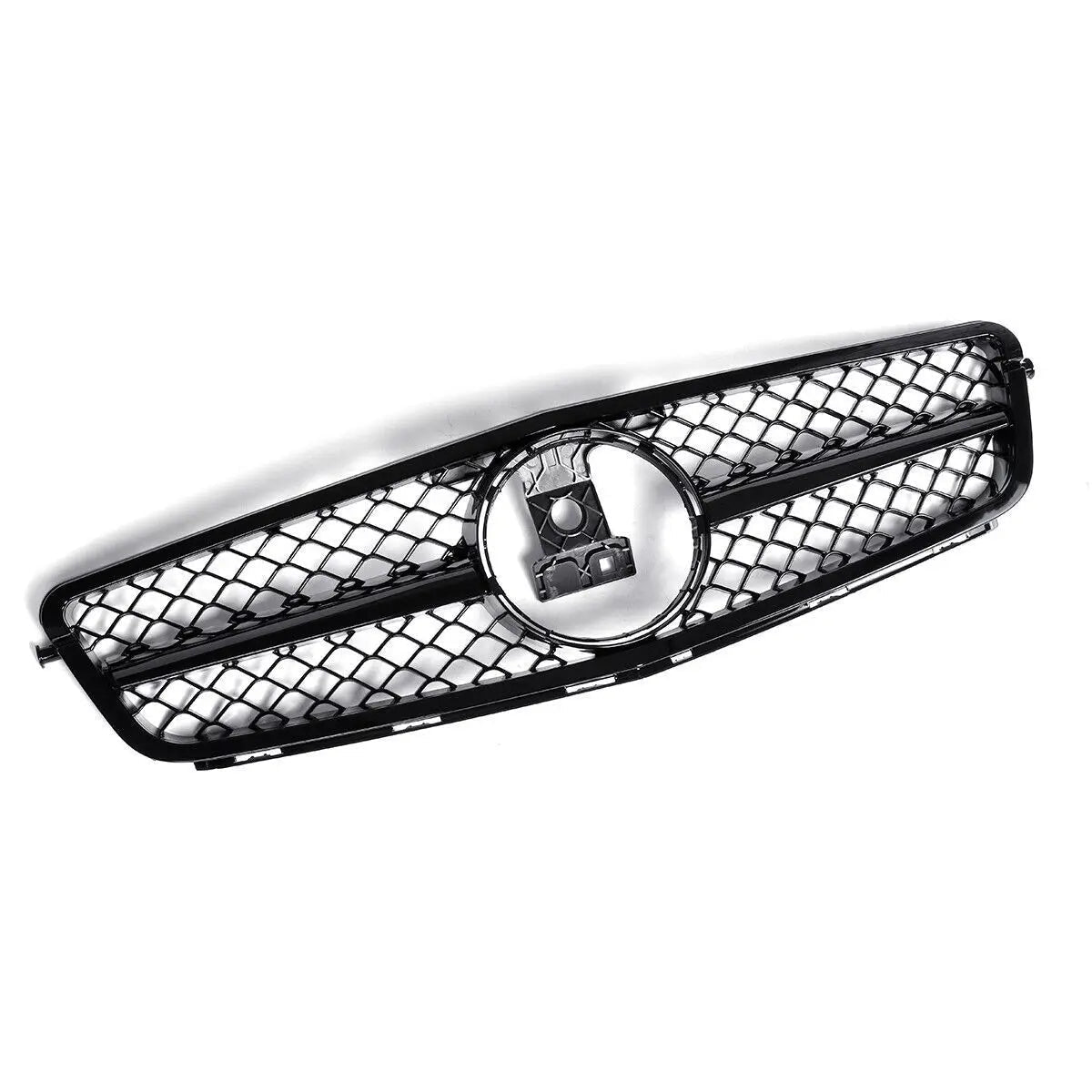 WSTN Mercedes C-Class W204 AMG Style GTR Front Grille Gloss Black 2008–2014 (C180/C200/C230/C250/C280/C300/C350)