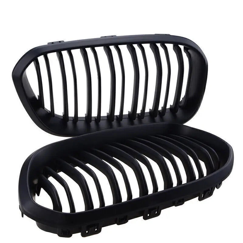 WSTN BMW 1 Series F20/F21 LCI Double-Slat Kidney Grilles Gloss Black 2015–2019 (Pair)