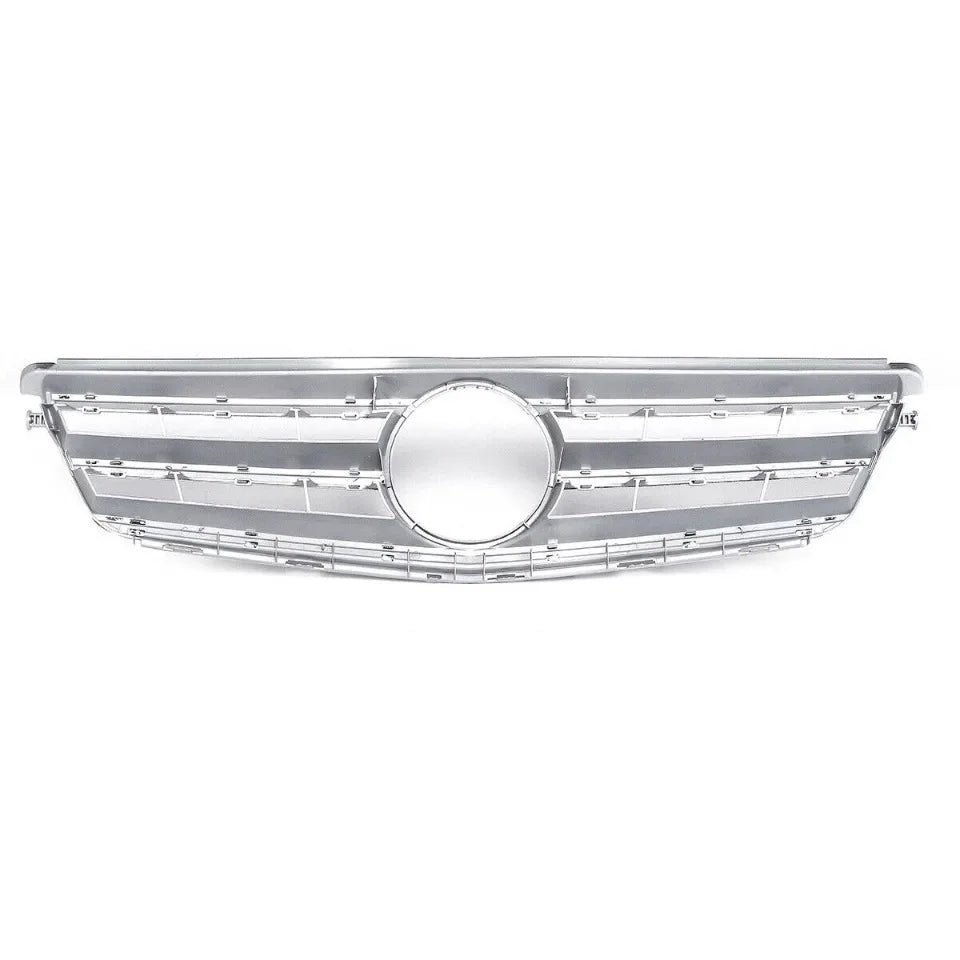 WSTN Mercedes C-Class W204 AMG Style GTR Front Grille Gloss Black 2008–2014 (C180/C200/C230/C250/C280/C300/C350)