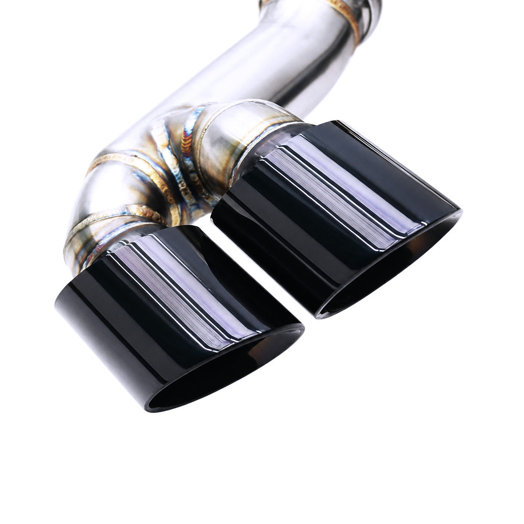 WSTN Performance BMW N63 X5 F15 Catback Exhaust — pipe routing and mandrel bends