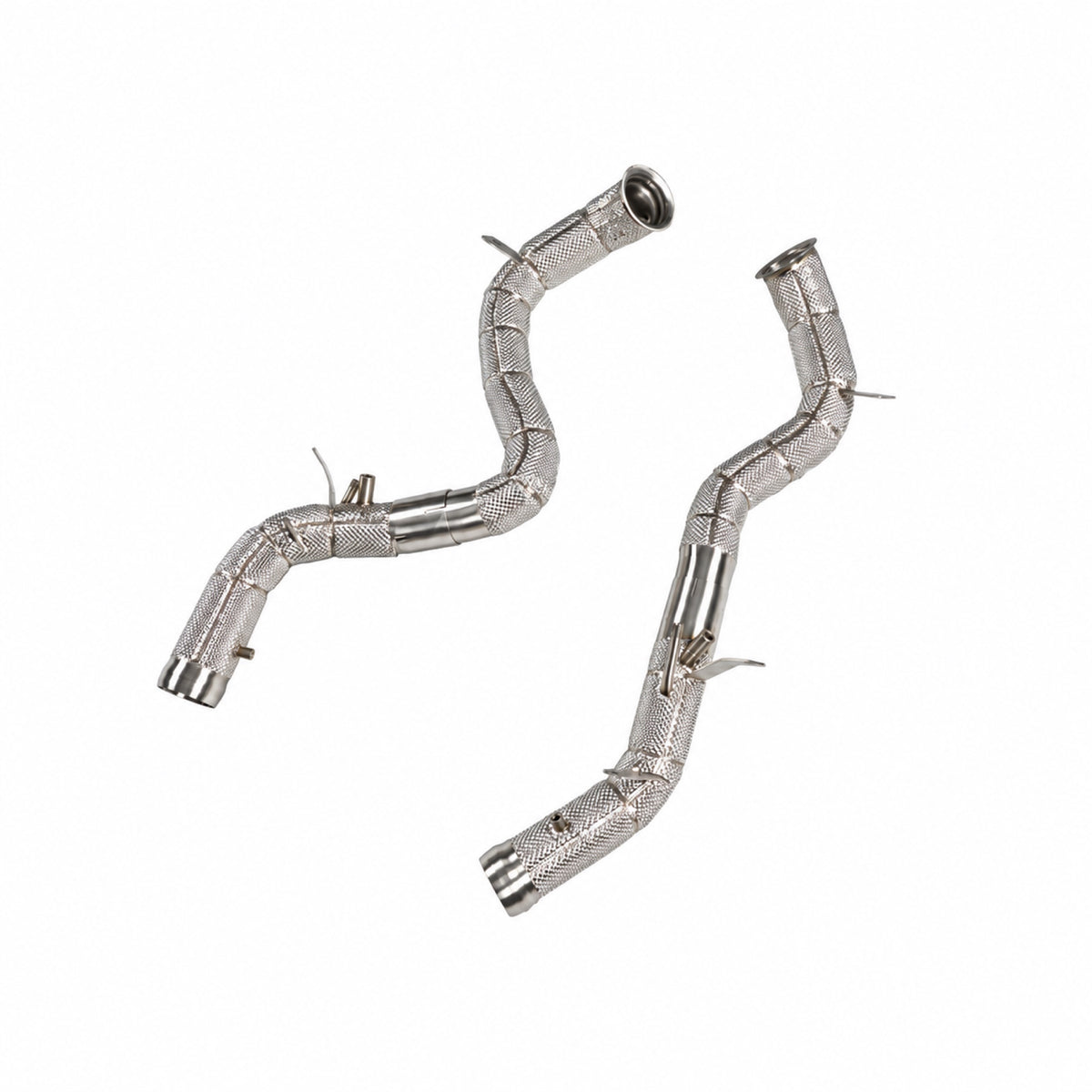 Mercedes GT63 GT63S M177 X290 heat-shielded downpipes, product view 3