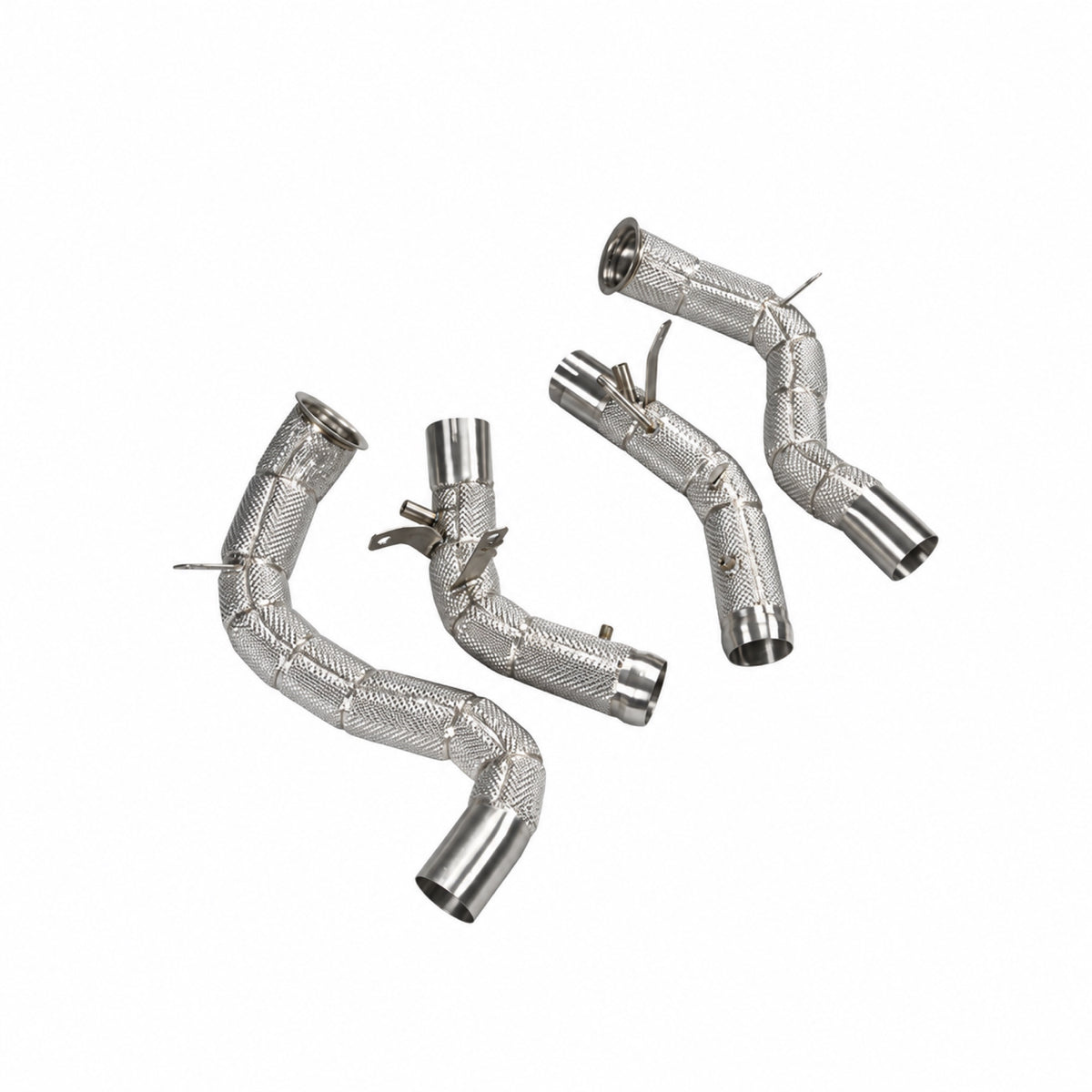 Mercedes GT63 GT63S M177 X290 heat-shielded downpipes, product view 4