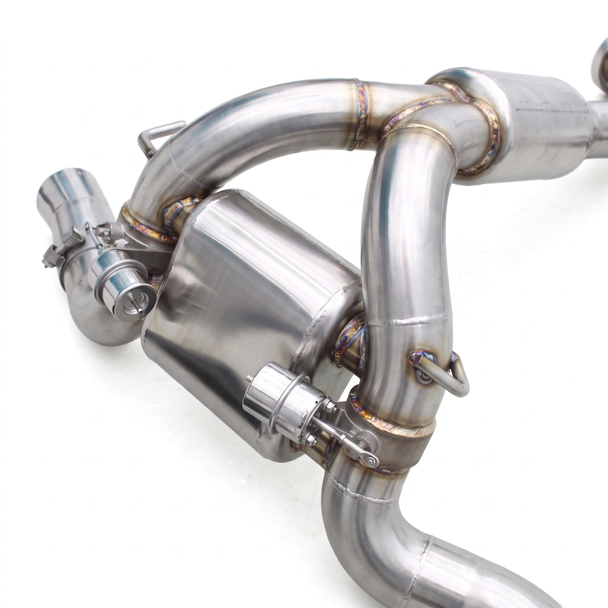WSTN Performance McLaren 540C 570S 570GT M838TE valved catback exhaust, valve control unit and remote