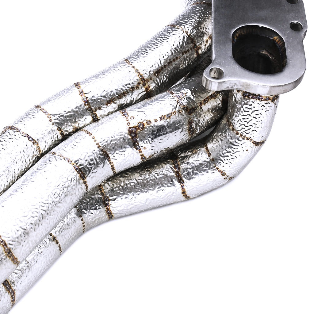 WSTN Performance Mercedes C63 AMG M156 W204 Exhaust Manifolds Downpipes — downpipe diameter and mandrel bend detail