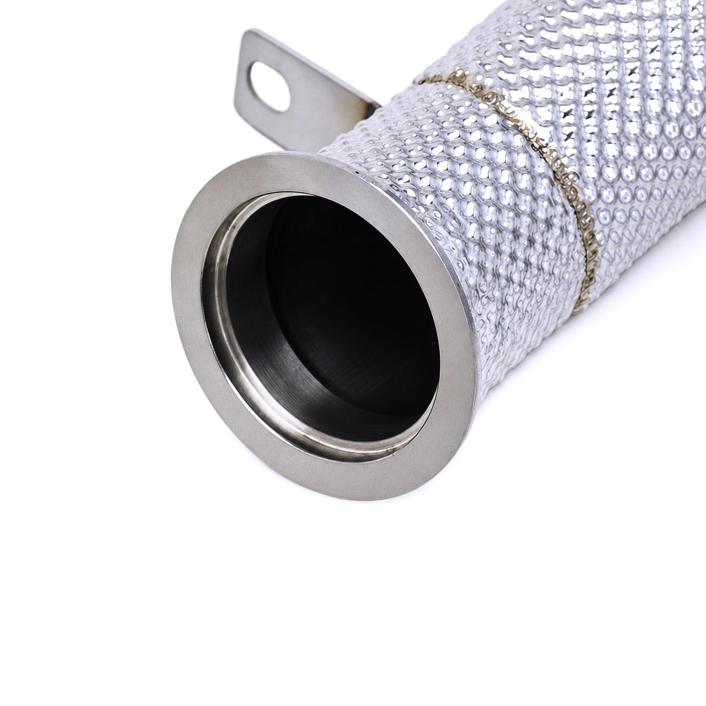WSTN Performance Porsche Macan S/Turbo 95B.1 Catless Downpipe outlet flange close-up