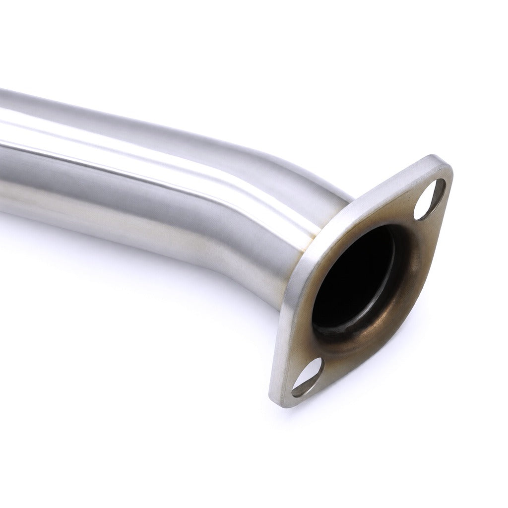 WSTN Performance Toyota 86 ZN6 FA20 Valved Resonated Catback, front flange detail