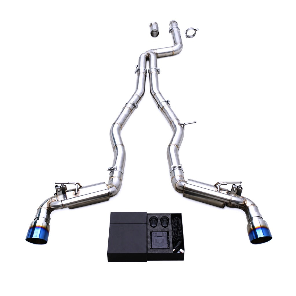 WSTN Performance Toyota Supra B58 A90 Electronic Valve Catback, full X-pipe system with control module