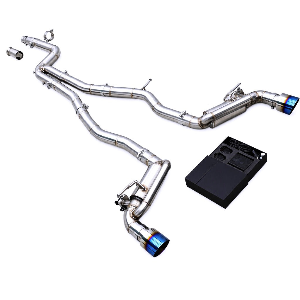 WSTN Performance Toyota Supra B58 A90 Electronic Valve Catback, electronic valve actuator detail
